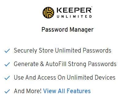 Keeper Unlimited Apps for maximum productivity