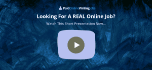Online Writing Jobs